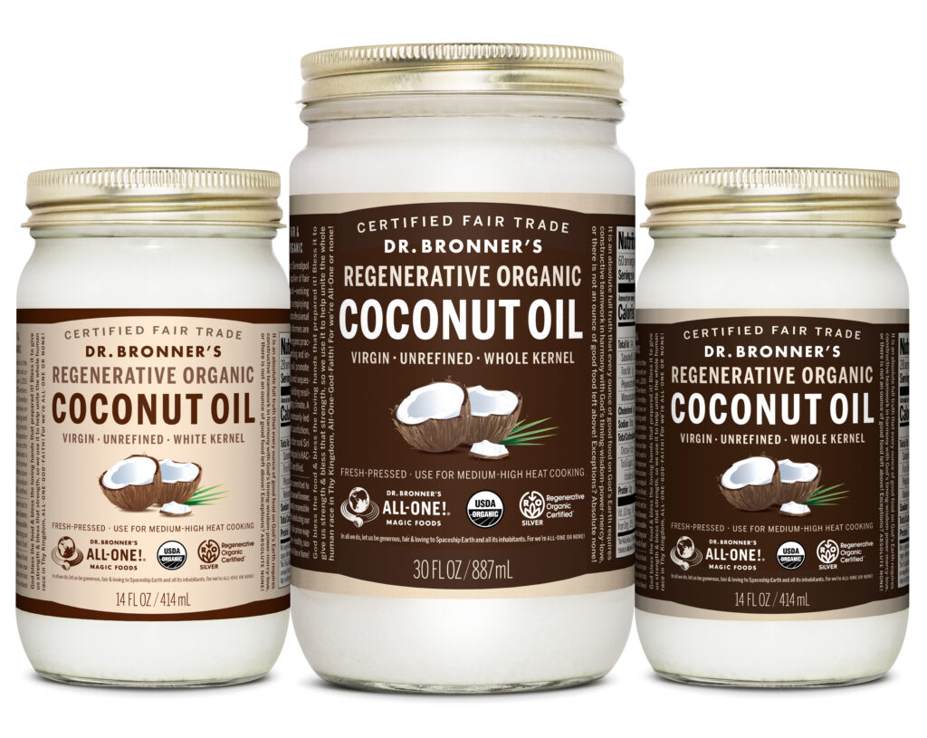 Dr. Bronner's organic coconut oil